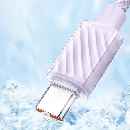 Mcdodo Mocny Super Szybki Kabel Usb-C Pd 100W 2M Fioletowy