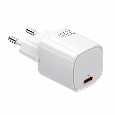 Mcdodo nano GaN-Handyladegerät, USB-C PD QC – 33 W, Weiß