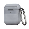 Etui Carbon do Airpods / Airpods 2 szare