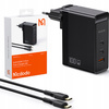 Ładowarka do telefonu, do laptopa, GAN, Szybka, USB-C PD, USB-A, QC, 100W, Uniwersalna, Mcdodo