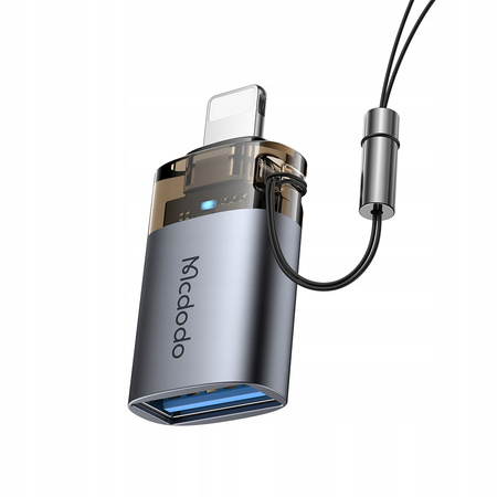 MCDODO USB-A 3.0-Adapter für Lightning, iPhone und iPad (3A OTG LED)