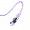 MCDODO KABEL Z WYŚWIETLACZEM USB-C LIGHTNING 36W 1M DO IPHONE 14 FIOLETOWY