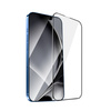 Szkło hartowane z metalową ramką do iPhone 13 Pro Max 6,7'' / 14 6,7" Plus czarna ramka