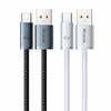 MCDODO KABEL USB-A USB-C SZYBKIE ŁADOWANIE USB TYP C 6A 100W 2M LED BIAŁY