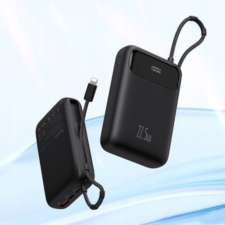 Baterie externã MCDODO 20000MAH cu afi?aj USB USB-C 22.5W + cablu Lightning