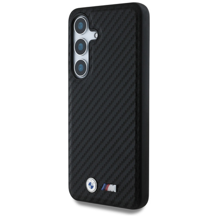 BMW ETUI LEATHER DO MAGSAFE DO SAMSUNG GALAXY S25 CARBON Z TRWAŁĄ OCHRONĄ
