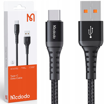 MCDODO KRÓTKI KABEL USB-C SZYBKIE ŁADOWANIE DO SAMSUNG XIAOMI USB TYP C QC4