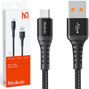 MCDODO KABEL MICRO USB SZYBKIE ŁADOWANIE DO SAMSUNG QUICK CHARGE 4.0 3A 1M