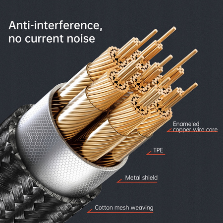 MCDODO KABEL AUX DO IPHONE X 14 PRZEJŚCIÓWKA ADAPTER LIGHTNING MINI JACK 1M