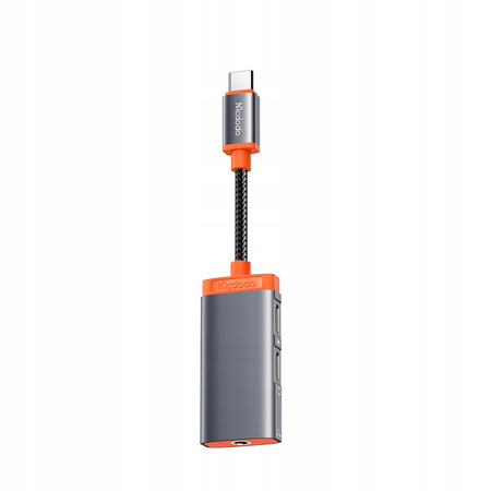 MCDODO ADAPTER USB-C MINI JACK 3,5MM PRZEJŚCIÓWKA KABEL AUX DO SAMSUNG DAC