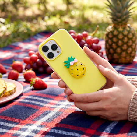 Nakładka Fruit 2in1 do Samsung Galaxy A56 5G żółta