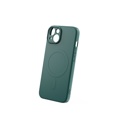 Nakładka Simple Color Mag do iPhone 16 Plus 6,7" ciemnozielona