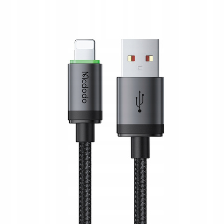 Cablu încãrcãtor USB Lightning MCDODO cu încãrcare rapidã pentru iPhone 1M LED