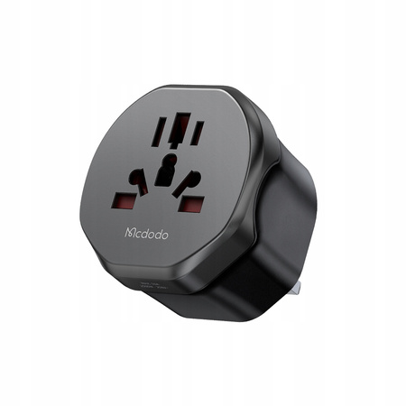 MCDODO UNIWERSALNY ADAPTER PODRÓŻNY PRZEJŚCIÓWKA UK DO EU US UK AU CN 2500W