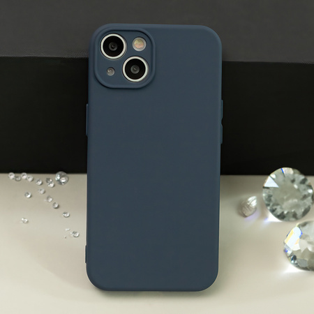Nakładka Silicon do Honor Magic 8 Pro ciemnoniebieska