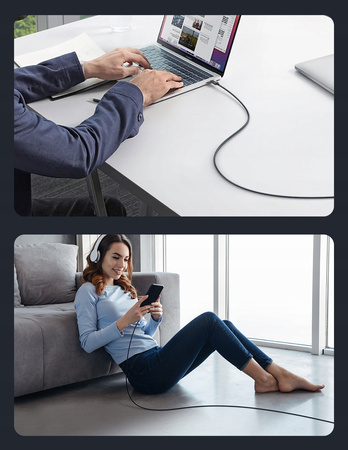 Cablu Mcdodo Prism, rapid, durabil, USB-C, pentru iPhone, 36W, 1,8 m, negru