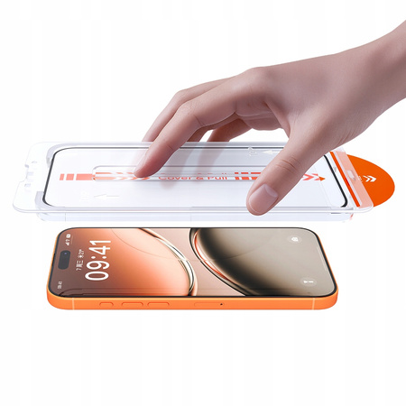 MCDODO SZKŁO HARTOWANE AUTOFIT MOCNA SZYBKA DO ETUI DO APPLE IPHONE 17 AIR