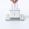 MCDODO KABEL USB-A USB-C SZYBKIE ŁADOWANIE USB TYP C 6A 100W 1M LED BIAŁY