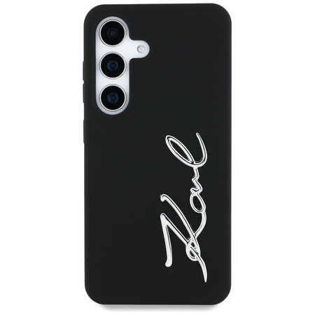 KARL LAGERFELD ETUI SILICONE METAL SIGNATURE LOGO DO SAMSUNG GALAXY S25