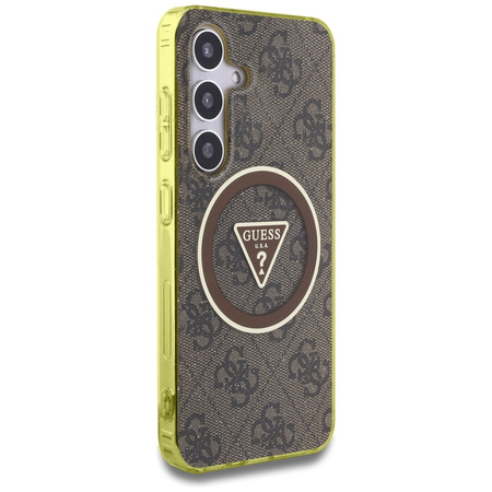 GUESS ETUI TPU POKROWIEC DO SAMSUNG GALAXY S25 4G GLITTER BUTTON DO MAGSAFE