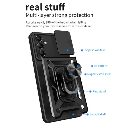 Etui Defender Realme 14 Pro 5G Czarny