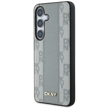 DKNY CASE DO MAGSAFE DO SAMSUNG GALAXY S25 SKÓRZANE ETUI WZÓR CHECKERED