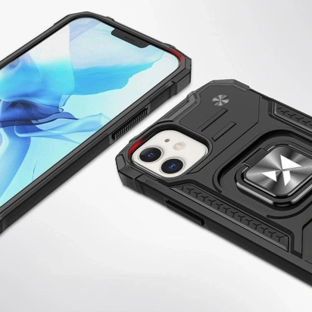 WOZINSKY RING ARMOR ETUI PANCERNE DO IPHONE 14 Z MAGNETYCZNYM UCHWYTEM