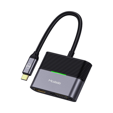 Mcdodo Handy-Adapter USB-C auf VGA + HDMI 4K Adapter
