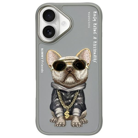 NIMMY CASE ETUI DO IPHONE 16 6.1 MAGNETYCZNE ANTYPOŚLIZGOWE Z OCHRONĄ SZKŁA
