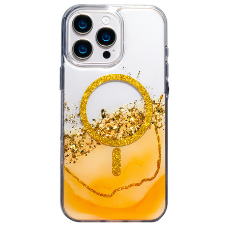 Nakładka Epoxy Mag do iPhone 13 / 14 6,1" pomarańczowa