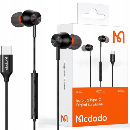 Mcdodo In-Ear-Kopfhörer mit Mikrofon und USB-C-DAC