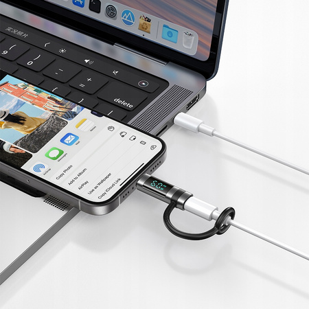 ADAPTOR MCDODO USB-C USB TIP C LA LIGHTNING IPHONE, CONTOR 60W