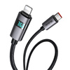 MCDODO KABEL Z WYŚWIETLACZEM USB-C LIGHTNING 36W 1M DO IPHONE X 11 12 13 14