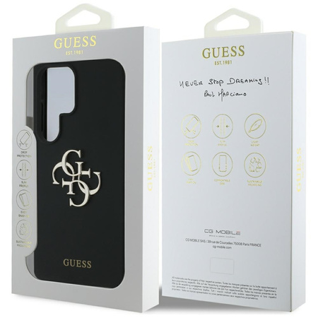 GUESS ETUI TPU POKROWIEC DO SAMSUNG GALAXY S25 ULTRA 4G LOGO SILICONE BIG