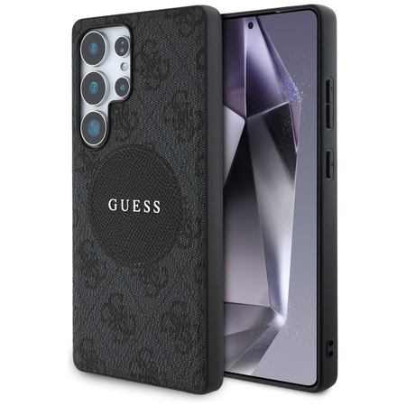 GUESS ETUI CASE DO SAMSUNG GALAXY S25 ULTRA MAGNETYCZNE 4G ROUND PATCH LOGO
