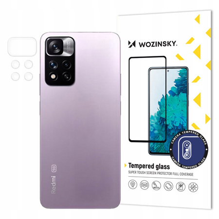 WOZINSKY SZKŁO HARTOWANE DO XIAOMI REDMI NOTE 11 PRO+ NA CAŁY APARAT KAMERA