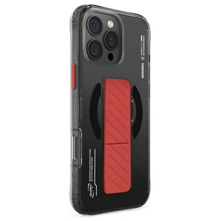 Skinarma etui Axon iPhone 16 Pro Max     6.9 Magnetic Charging + Grip Stand czarny/black
