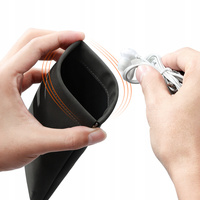 Geantã Mcdodo pentru accesorii, cu încuietoare (L) Negru