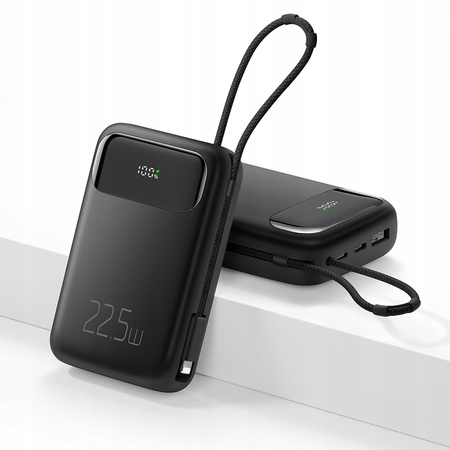 Baterie externã MCDODO 10000MAH cu afi?aj USB USB-C 22.5W + cablu Lightning