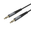 BWOO kabel AUX 3.5mm - 3.5mm Nylonowy + Aluminiowa obudowa BO-AUX064 czarny