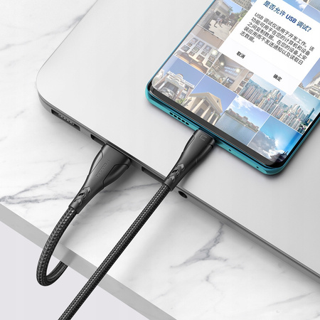 MCDODO KRÓTKI KABEL ANDROID AUTO USB USB-C SZYBKIE ŁADOWANIE USB TYP C 20CM