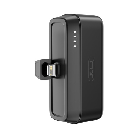 XO power bank mini PR244 20W 5000 mAh z konektorem Lightning czarny