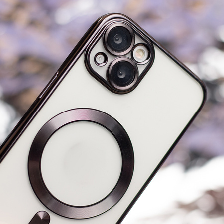 Nakładka Color Chrome Mag do iPhone 16e / 17e czarna