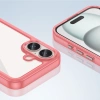 HURTEL ETUI OUTER SPACE CASE DO IPHONE 16 Z ŻELOWĄ RAMKĄ ODŚWIETLNE OCHRONA