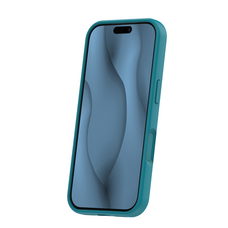 Nakładka Silicone Thin Mag do iPhone 17 Pro Max 6,9" turkus