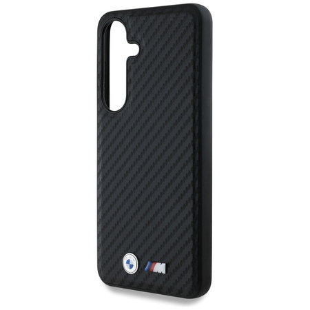 BMW ETUI LEATHER DO MAGSAFE DO SAMSUNG GALAXY S25 CARBON Z TRWAŁĄ OCHRONĄ