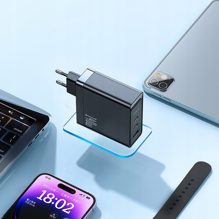 MCDODO SZYBKA ŁADOWARKA SIECIOWA ZASILACZ DO MACBOOK GAN 3X USB-C USB 140W