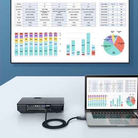 Mcdodo VGA to VGA bidirectional monitor cable black 2m CA-7780