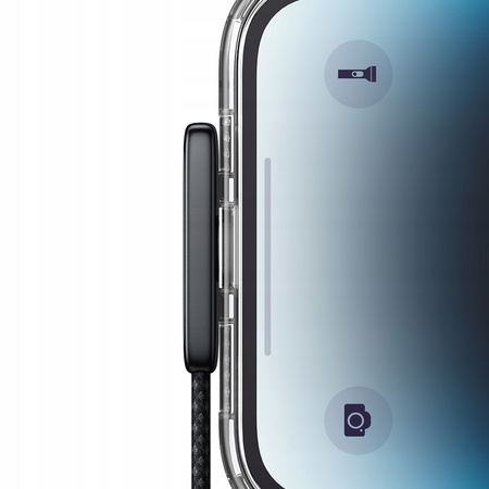 Cablu USB Lightning plat MCDODO, unghiular, 36W, pentru iPhone 12, 13, 14, negru, 1 m