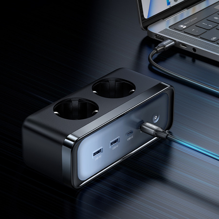 MCDODO Netzladegerät-Steckdosenleiste GAN 2xUSB 2xUSB-C 2xAC 70W